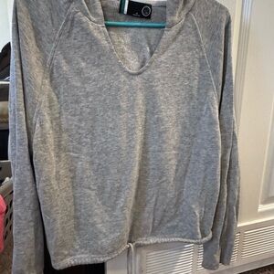 Gray Long Sleeve Hoodie